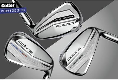 Cobra Forged Tec, Forged Tec One Length, and Forged Tec X irons.