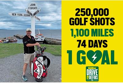 David Sullivan played golf from John O'Groats to Land's End