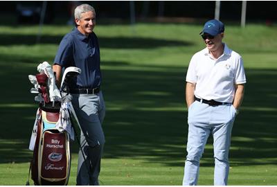 PGA Tour CEO Jay Monahan and DP World Tour Chief Executive Keith Pelley are working together to try and combat the threat from LIV Golf.