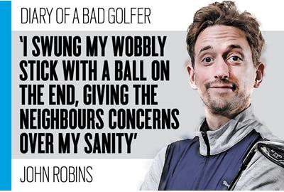 John Robins has found a way to fix his golf swing.