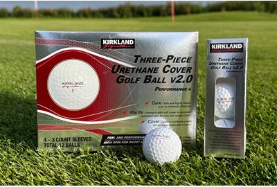 Kirkland Signature Performance+ golf ball is a three-piece model with a urethane cover.