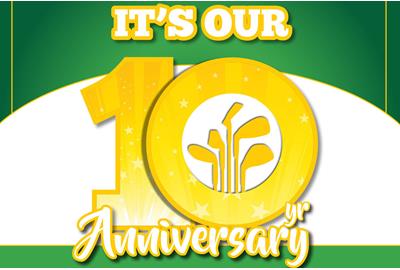 golfclubs4cash are celebrating their 10-year anniversary