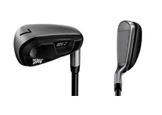 The PXG 0211 Z iron back and at address