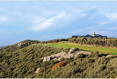 Michlifen Golf Resort Morocco last hole.