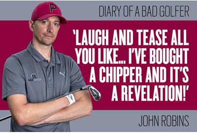 John Robins discusses his decision to add a chipper to his golf bag.