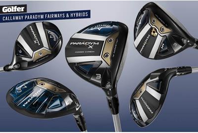 The new Callaway Paradym fairway woods and hybrids.