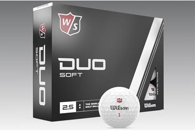 Wilson Duo Soft golf ball.