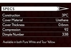 Srixon Z-Star specifications.