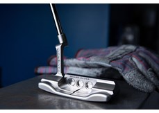 Scotty Cameron Super Select putter iconic milled back holes.