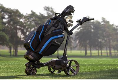 Motocaddy M7 GPS trolley.