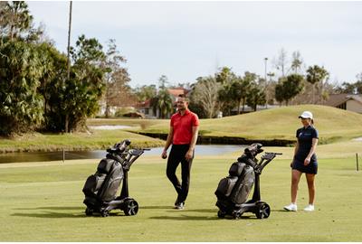 APEX Remote trollies on a fairway in the new season