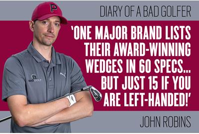 John Robins on the challenges left-handed golfers face.