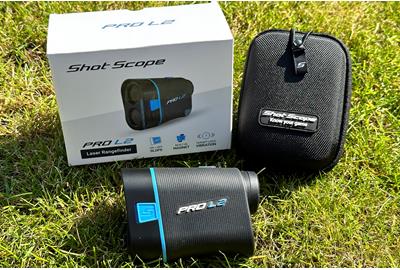 The Shot Scope Pro L2 Laser Rangefinder.