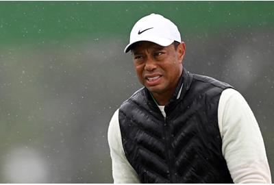 Tiger Woods made the cut at the 2023 Masters but the conditions forced him to withdraw.