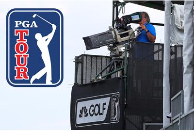 Man with camera at the PGA Tour