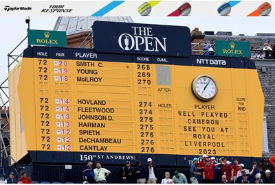 The Open leaderboard.