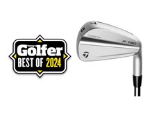 The TaylorMade P790 2023 Iron with a Today's Golfer Best of 2024 badge