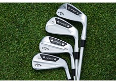 Callaway Apex Pro Series '24 irons on the course.