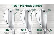 The new MG4 wedge sole grind options (LBV, SBC, HBW)