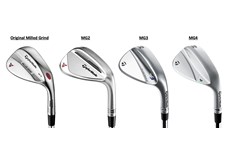 The four geneartion sof of TaylorMade MG wedges