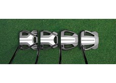 The TaylorMade Spider Tour Series putter family on a green