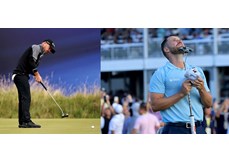 Brian harman and Wyndham Clark using counter-balanced putters at the Open and US Open