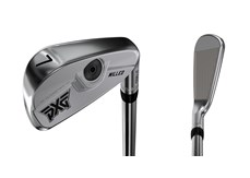 The PXG 0317 T iron back and at address