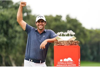 Spain's Adrian Otaegui won the Estrella Damm N.A. Andalucía Masters in 2022.