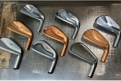 The Mizuno Pro 241, 243 and 245 iron families all together