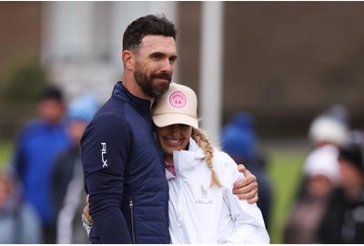 Billy Horschel played the 2023 Alfred Dunhill Links Championship with his wife Brittany