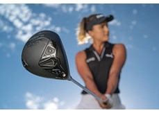 Lexi Thompson playing with a Cobra Darkspeed driver