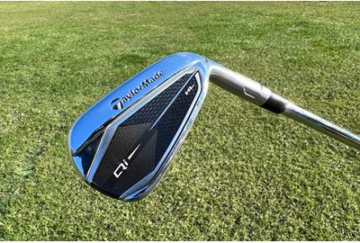 The TaylorMade Qi HL iron head shape