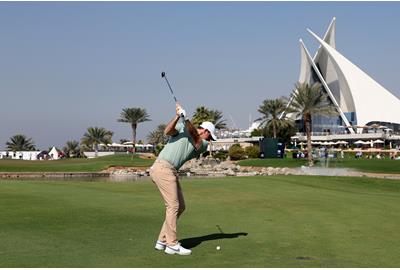 Rory McIlroy leads the inaugural Dubai Invitational after two rounds.