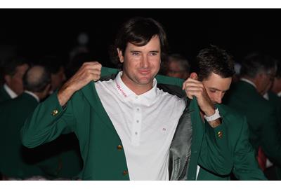 Bubba Watson beat Louis Oosthuizen in a sudden-death play-off to win the 2012 Masters.