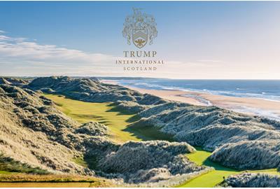 Enjoy unlimited golf and a luxury stay at Trump International Golf Links, Scotland.