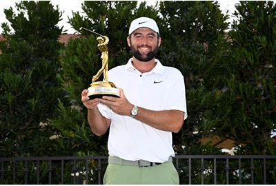 Scottie Scheffler made history as the first golfer to successfully defend The Players and took home a huge winner's cheque in the process.