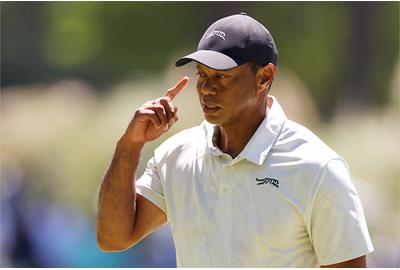 Tiger Woods shot an 82 in round 3 of the 2024 Masters.