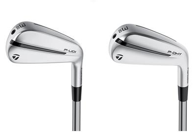 The back detailing of the TaylorMade 2024 P-UDI and P-DHY Utility Irons