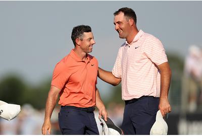 Rory McIlroy's golf and Scottie Scheffler's hair grabbed the first day headlines at Pinehurst No.2.