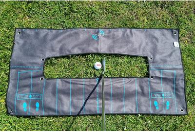 The towel has been strategically designed to help with trajectory control