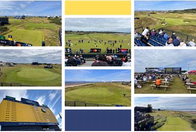 I walked the British Open course at Royal Troon to find the best viewing points for spectators.