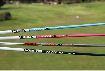 A close up of the KBS Max HL driver shaft