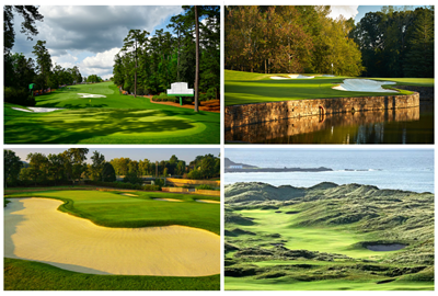 Let's look at the courses that will host a golf major in 2025.