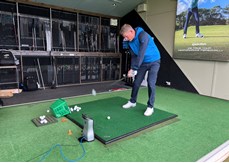 TG test pro Neil Wain hitting irons