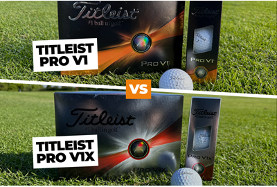 Robot-tested head-to-head: Titleist Pro V1 vs Pro V1x