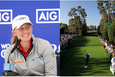 Gemma Dryburgh speaks to the media ahead of the AIG Women's Open 2024