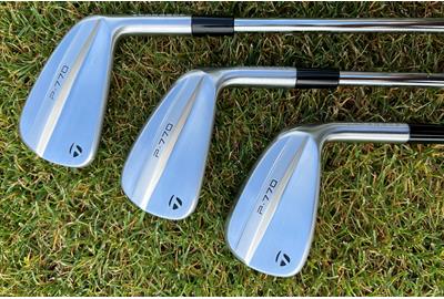 The TaylorMade P770 (2024) 5, 7 and 9 iron backs