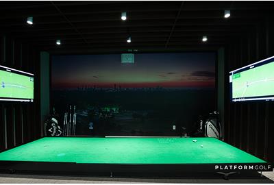 Platform Golf users can experience playing real putts on a tilting green.