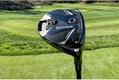 The TaylorMade Qi35 Tour fairway wood has a moveable sliding weight