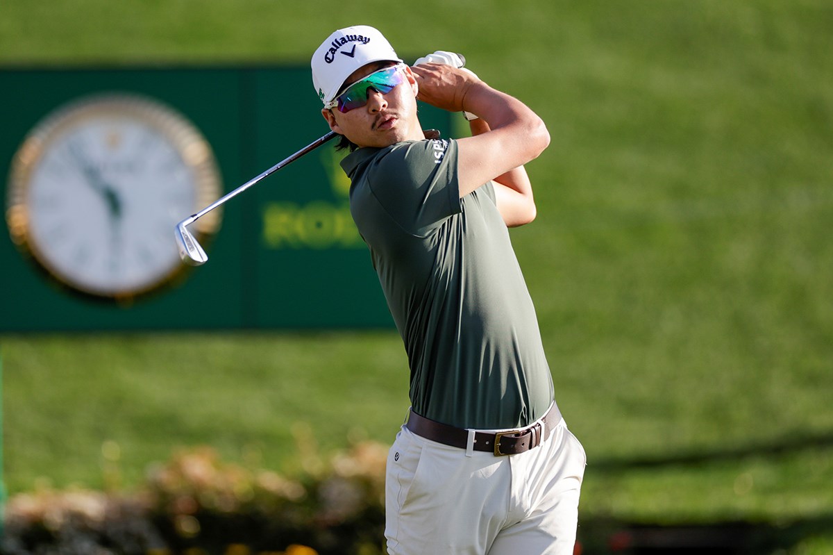 Min Woo Lee is cooking with new Callaway prototype irons